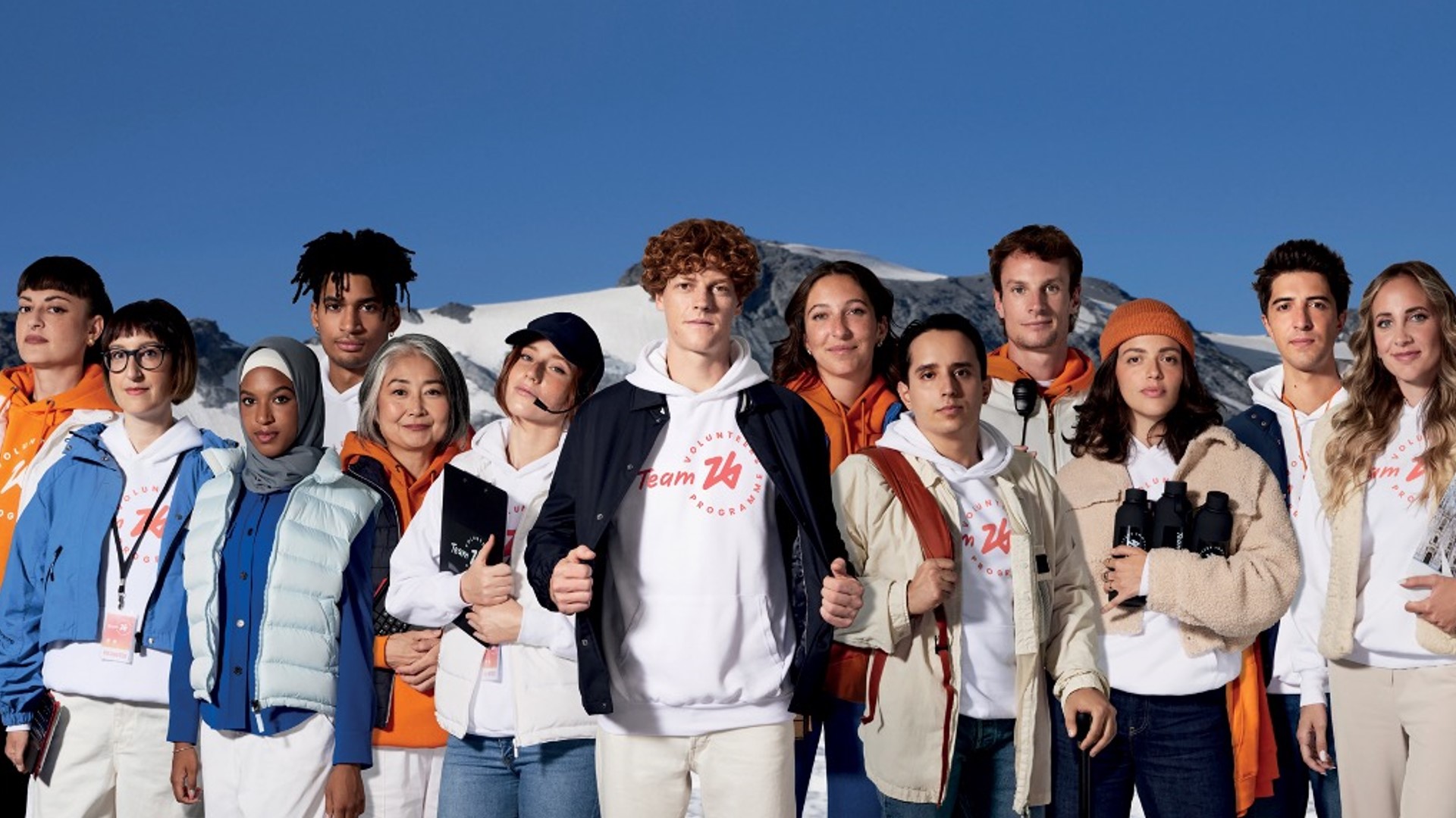 Gruppo giovani con Jannik Sinner